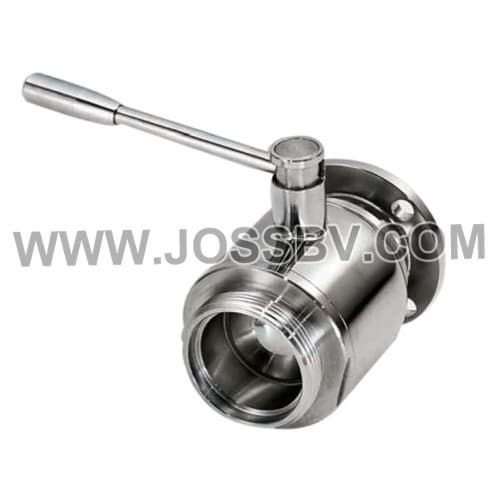 Sanitary Stainless Steel Ball Valve Flange